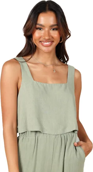 Petal & Pup Women's Eleanor Cropped Top