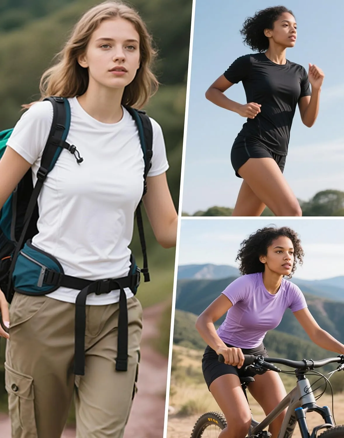 Pioneer Camp Women's Workout Shirts Short Sleeve Quick Dry T-Shirt Gym Athletic Tshirts Yoga Running Tops Crew Neck Tees