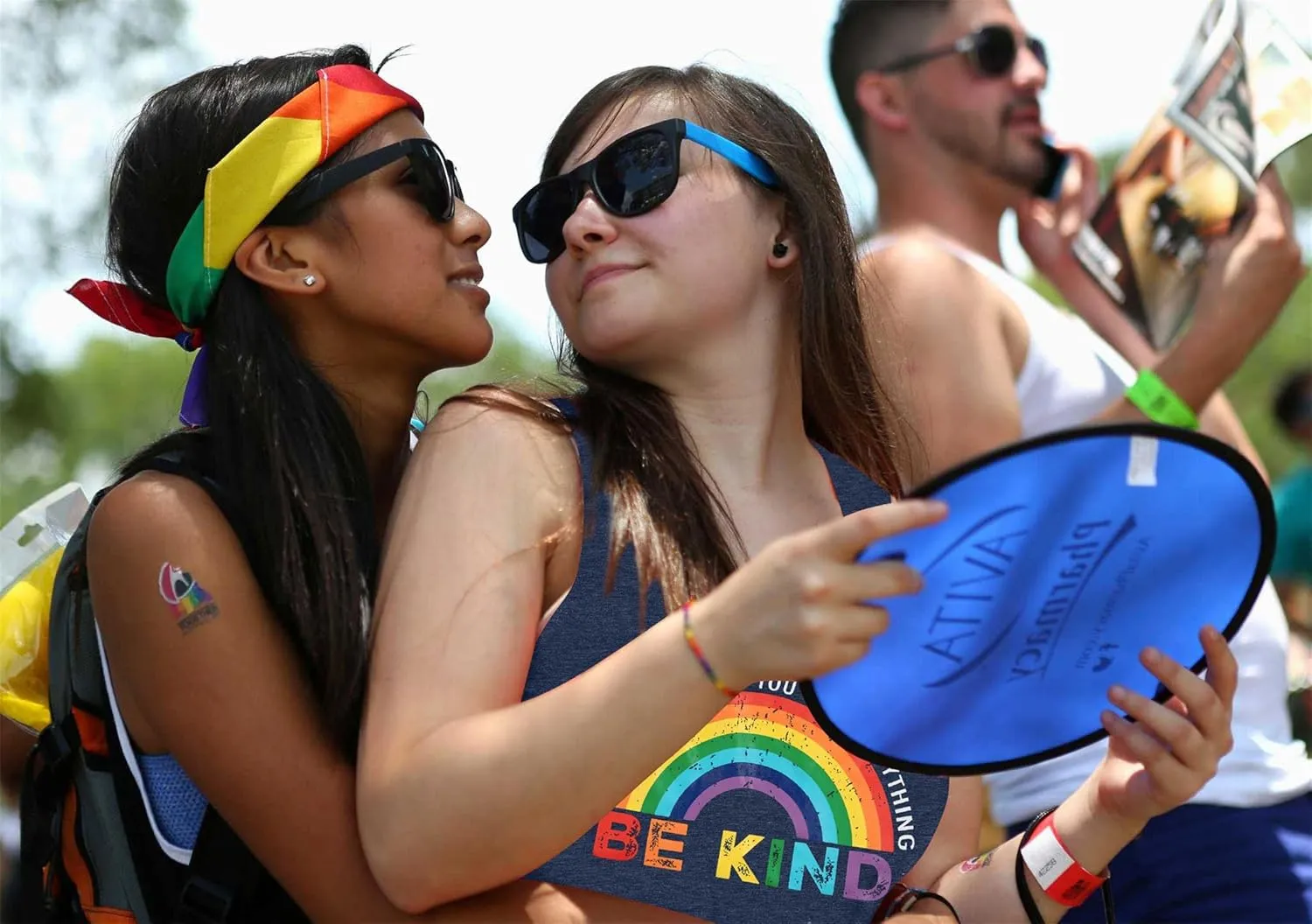 Pride Tank Top Women Be Kind Gay Pride Shirt Rainbow Pride Shirt LGBTQ Equality Tshirt Lesbian Racerback Tank Top