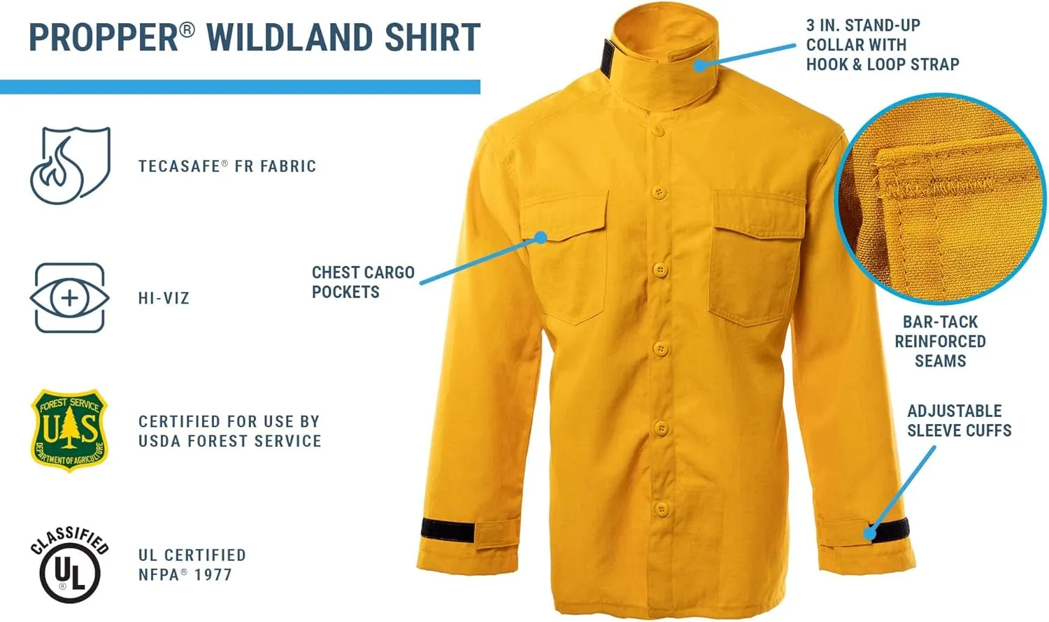 Propper Wildland Shirt Tecasafe Plus Yellow