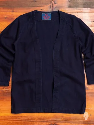 "10th Anniversary" Haori Sashiko Shirt in Indigo