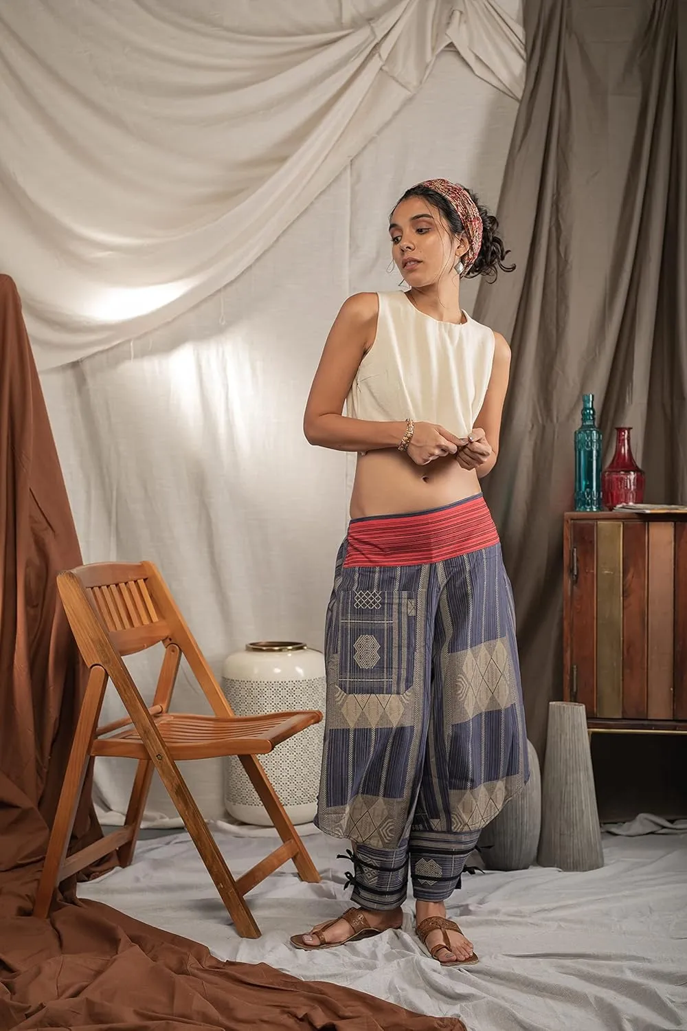 Rave Clothes for Women Palazzo Pants, Dance Yoga Pants Comfy Lounge Pants shamanic Clothing Women