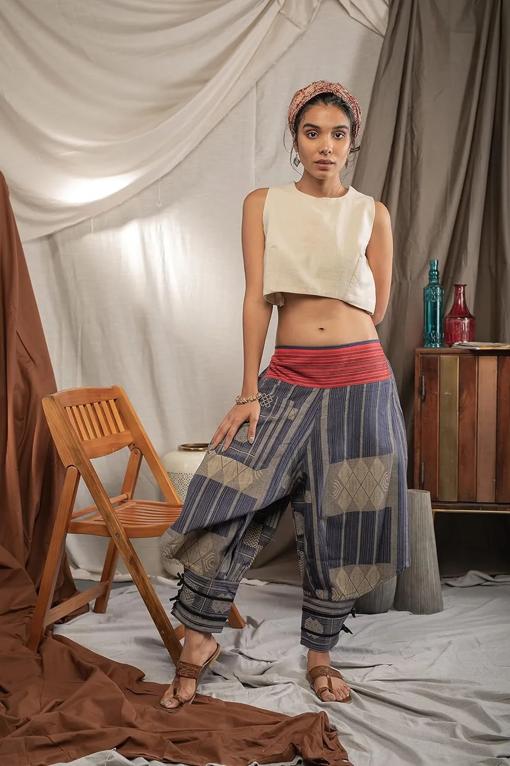 Rave Clothes for Women Palazzo Pants, Dance Yoga Pants Comfy Lounge Pants shamanic Clothing Women