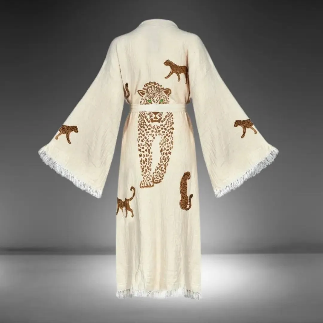Sahara Leopard Kimono