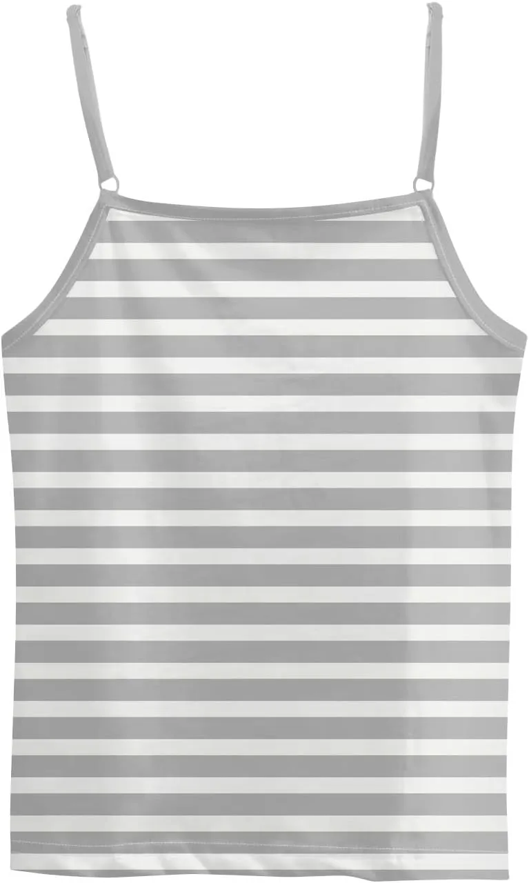 slqdgmryz Tank Top for Women Loose Fit Summer Spaghetti Straps Cami Top Basic Scoop Neck Adjustable Cute Sleeveless Shirts