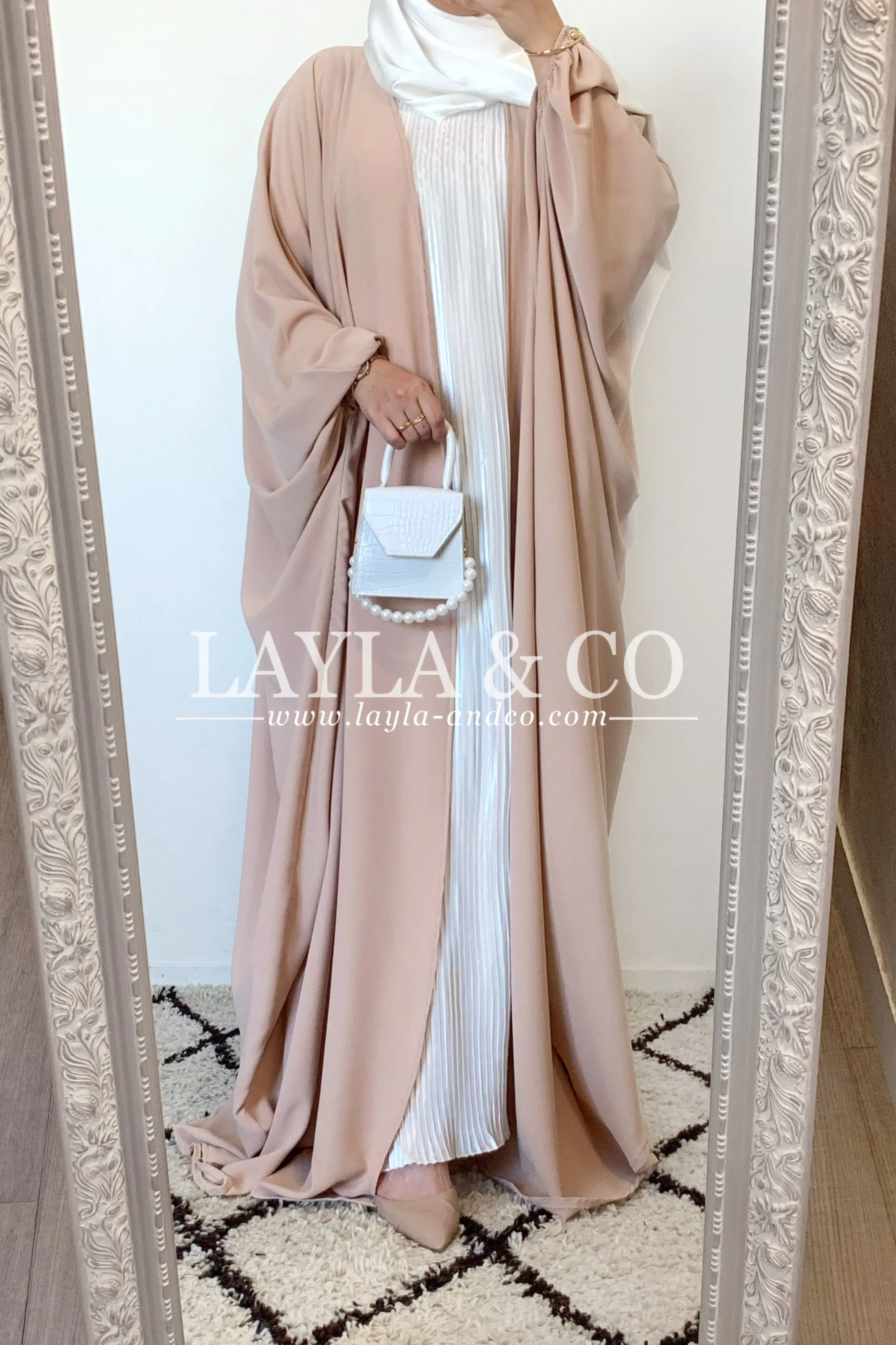 Sous robe satinée plissée