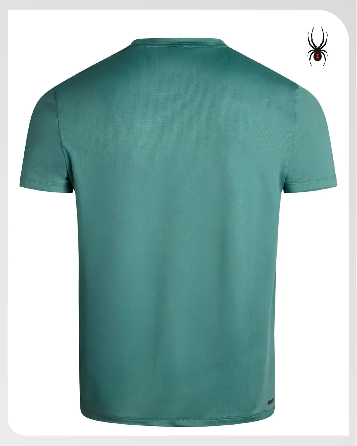 Spyder Men's Workout Shirt - Short Sleeve Quick Dry Moisture Wicking Jacquard Jersey Athletic Shirt (Sizes: S-XL)