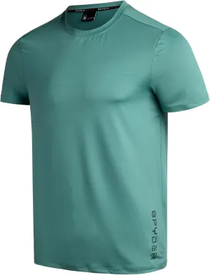 Spyder Men's Workout Shirt - Short Sleeve Quick Dry Moisture Wicking Jacquard Jersey Athletic Shirt (Sizes: S-XL)