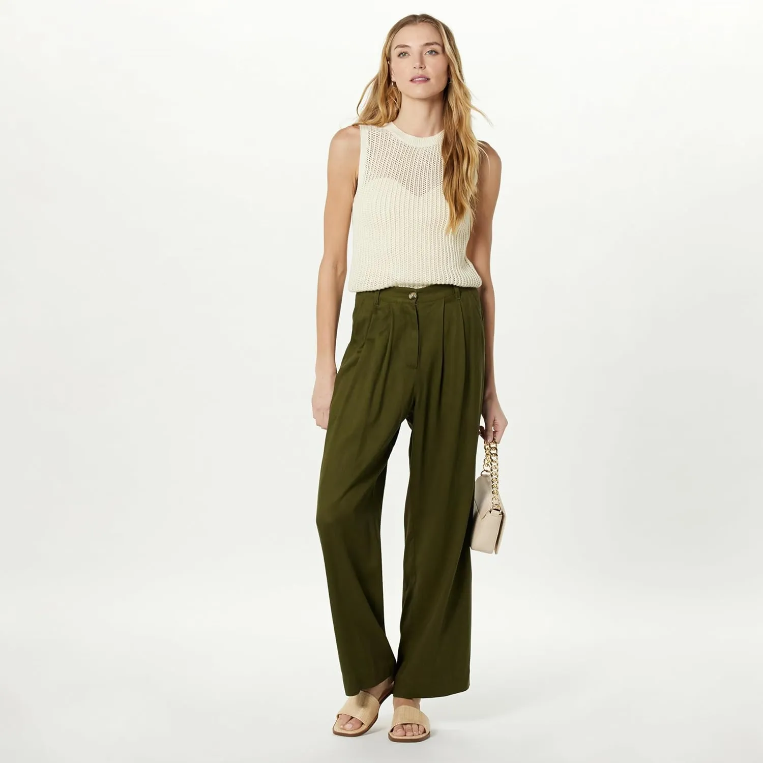 The Drop Women's Mora Sleeveless Crochet Top