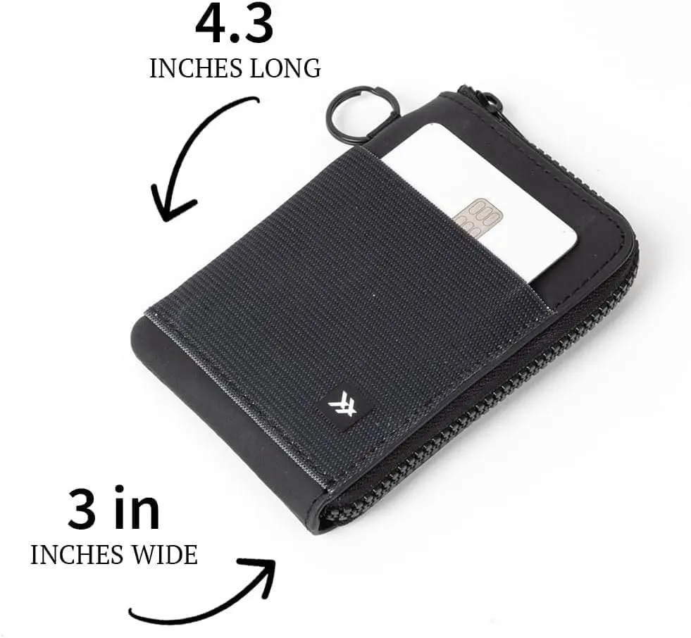 Thread Wallets RFID Blocking Leather Zip Wallet with Card Holder for Men and Women (Ingrid)
