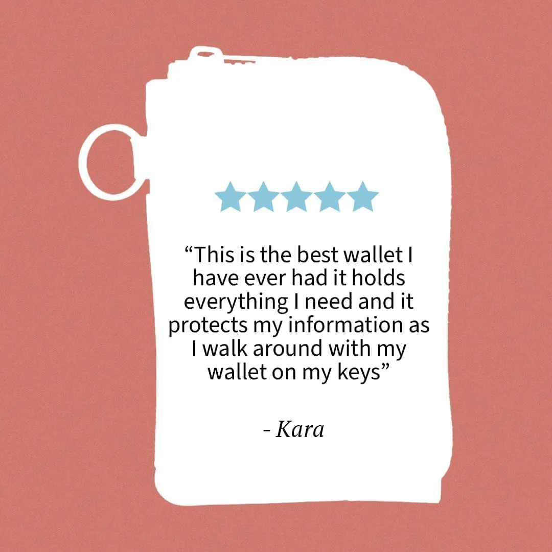 Thread Wallets RFID Blocking Leather Zip Wallet with Card Holder for Men and Women (Ingrid)