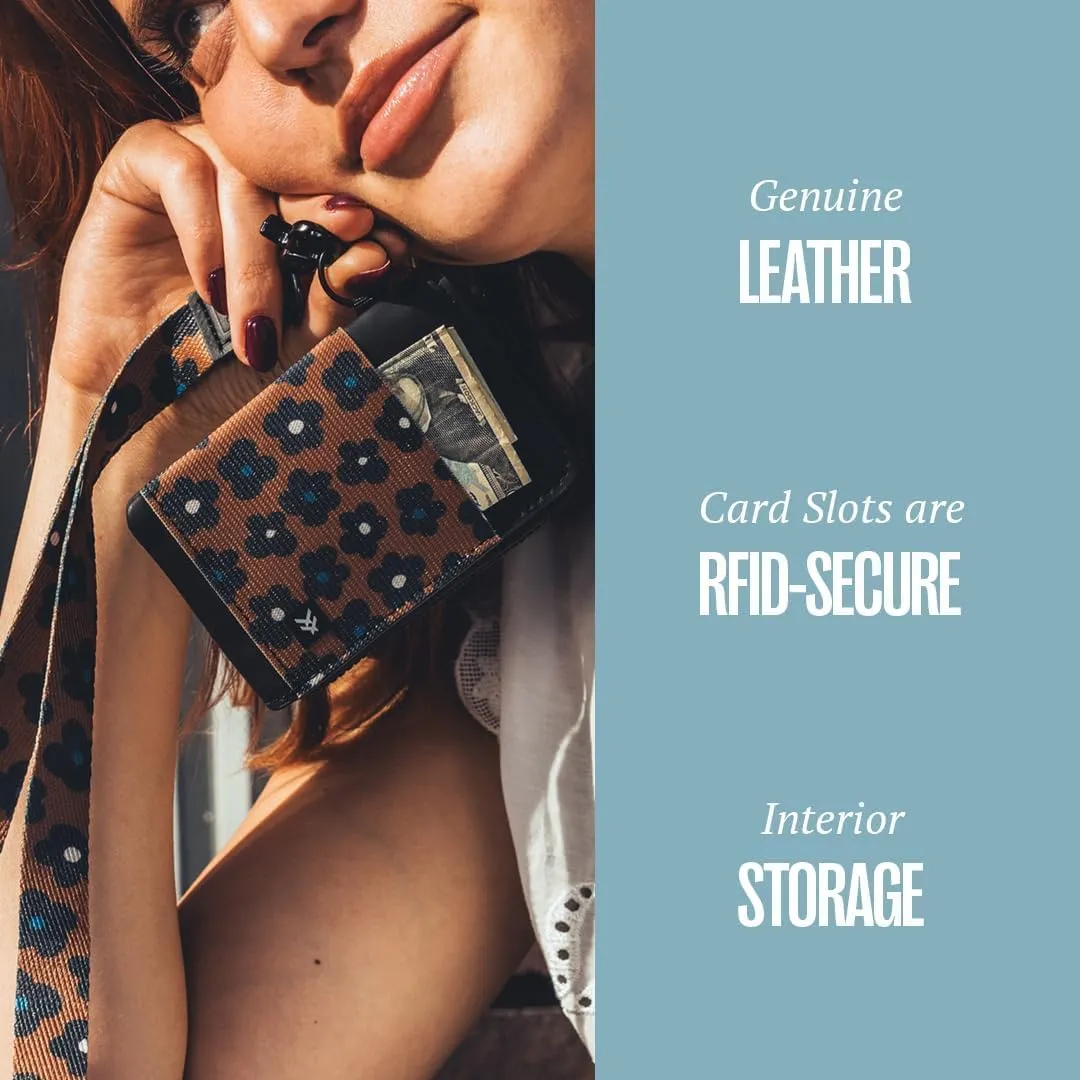 Thread Wallets RFID Blocking Leather Zip Wallet with Card Holder for Men and Women (Ingrid)