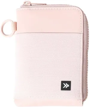 Thread Wallets RFID Blocking Leather Zip Wallet with Card Holder for Men and Women (Rose Dust)