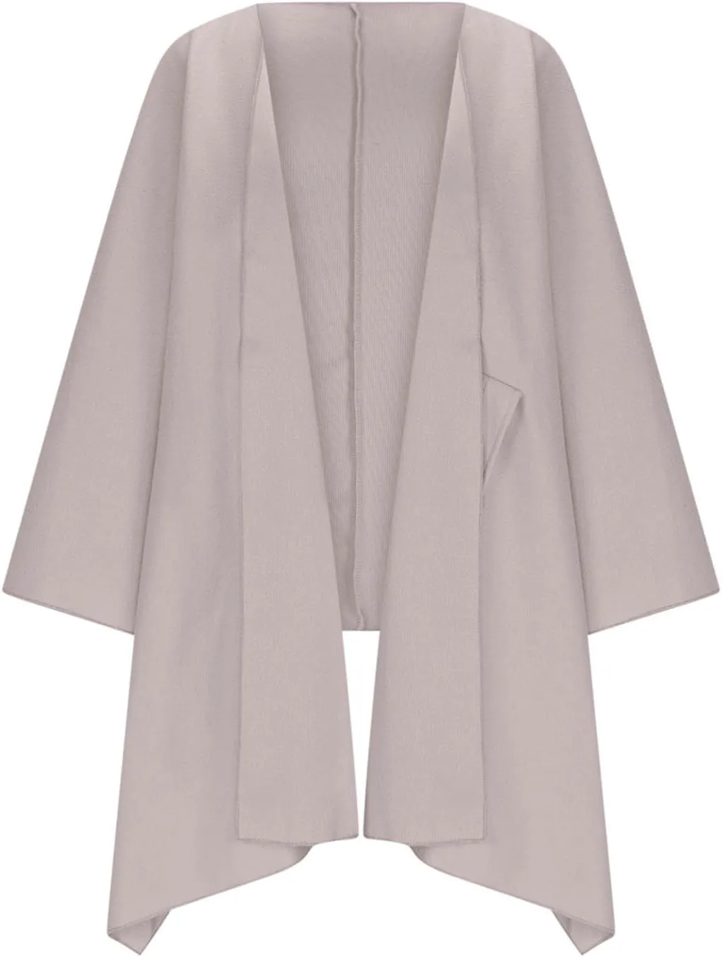 Trench Coat Women Oversized Cardigans V Neck Bat Sleeve Jackets Solid Color Fall Pea Coats Windproof Overcoat
