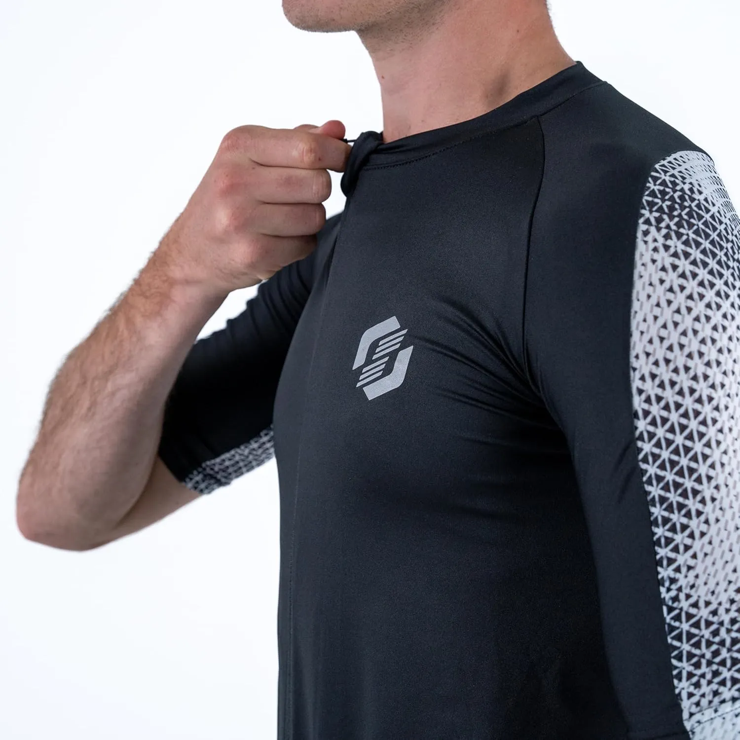 Tri Top Men - Short Sleeves Mens Triathlon Shirt - Aero FX Mens Triathlon Top - Triathlon Shirts for Men, Back Pocket