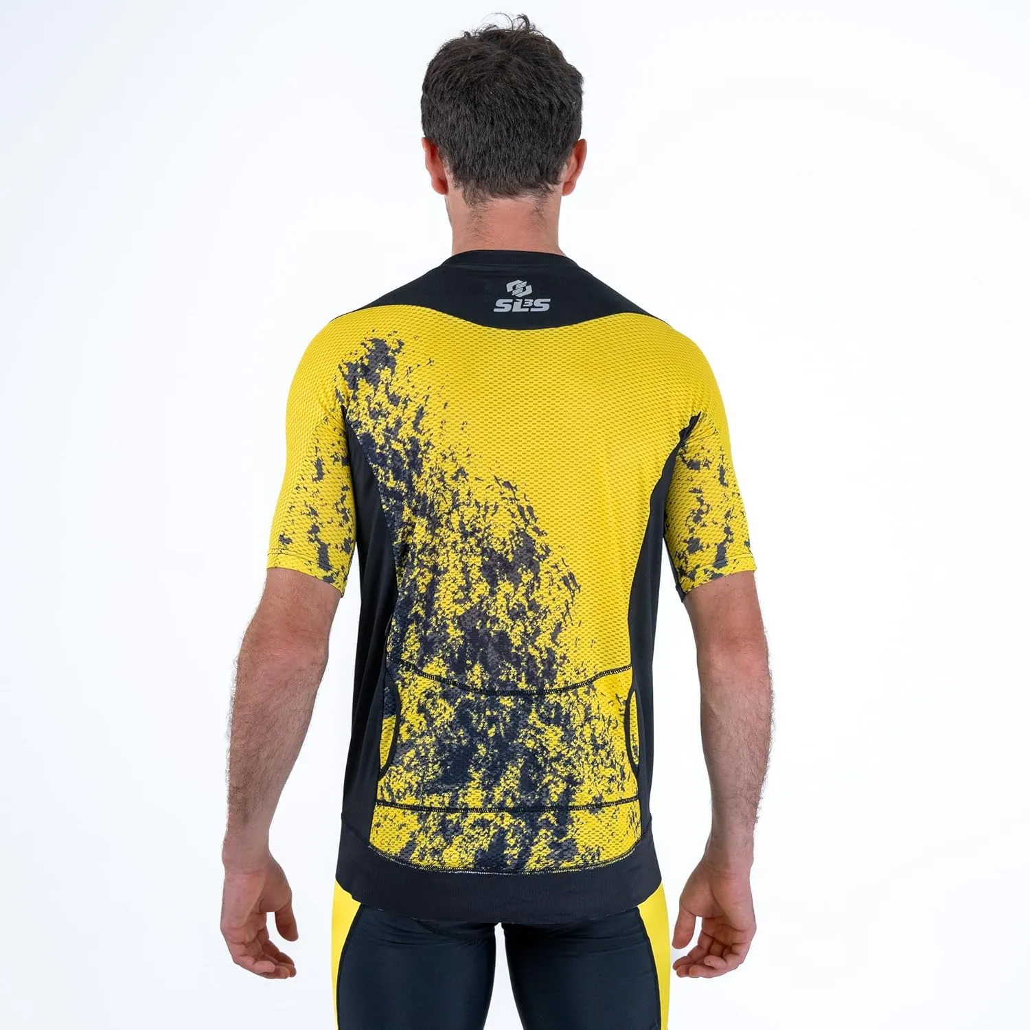 Tri Top Men - Short Sleeves Mens Triathlon Shirt - Aero FX Mens Triathlon Top - Triathlon Shirts for Men, Back Pocket