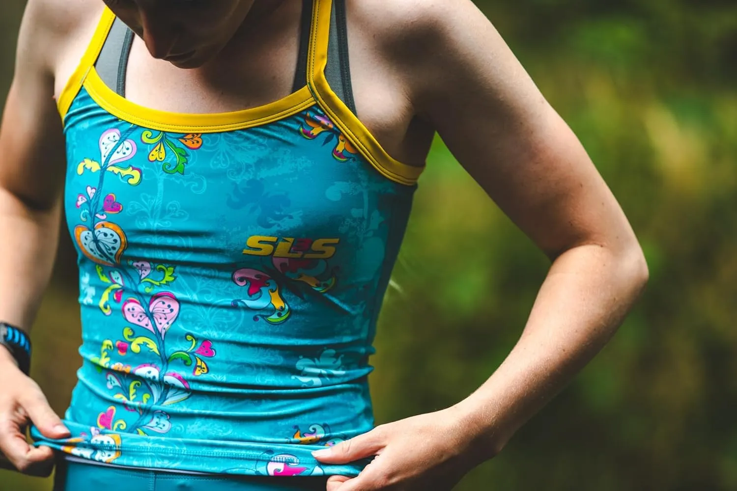 Triathlon Top Women - Sleeveless Tri Top Women - Super Cute Great Fit Triathlon Shirts Women Singlet FRT, No Shelf Bra