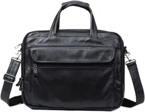 Vintage Crossbody Shoulder Bag Men's Briefcase Business Bag Computer Handbag(D)