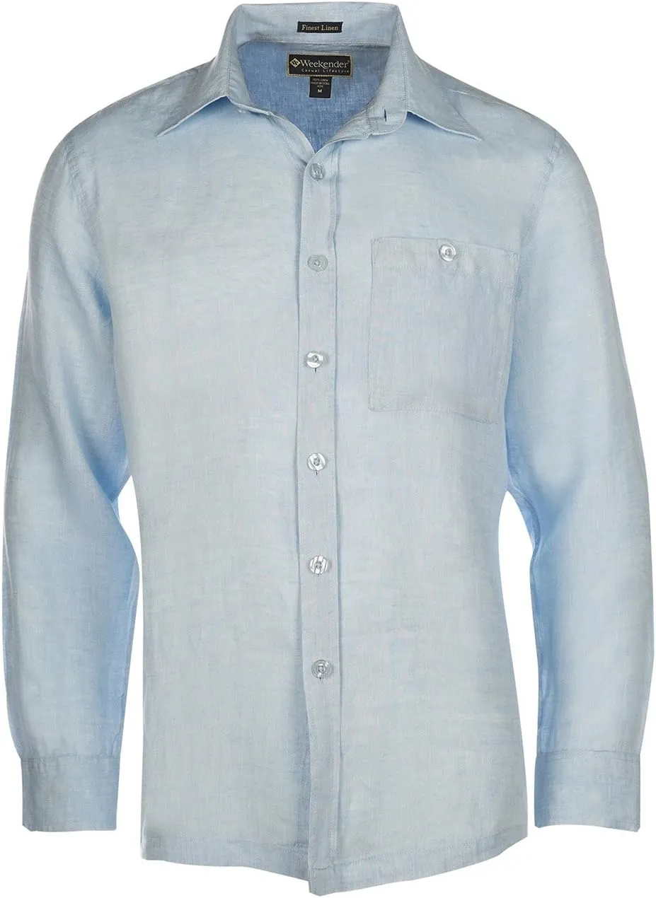 Weekender Men's Pavillion Linen LS Shirt