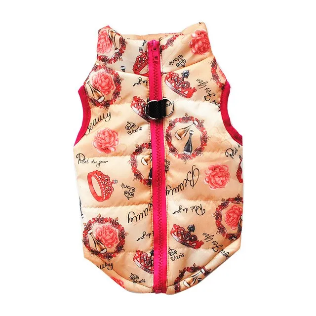 Winter Warm Cotton Windproof Fur Hoodie Puppy Outfits