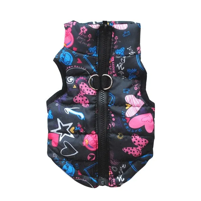 Winter Warm Cotton Windproof Fur Hoodie Puppy Outfits