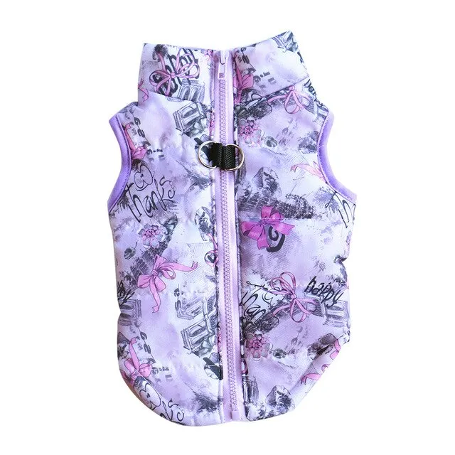 Winter Warm Cotton Windproof Fur Hoodie Puppy Outfits