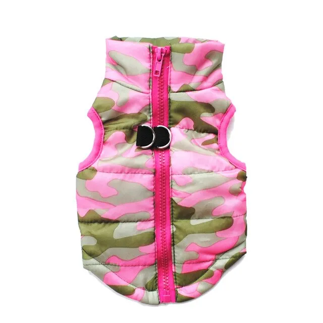Winter Warm Cotton Windproof Fur Hoodie Puppy Outfits