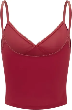 Women Lace Camisole Top Y2k Spaghetti Strap Cami Tank Sleeveless Backless Mesh See Through Going Out Slim Crop Top