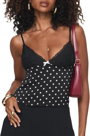 Women Y2k Cami Tank Top Sexy Leopard Print Lace Trim Sleeveless Cami Top Summer Going Out Camisole Coquette Clubwear