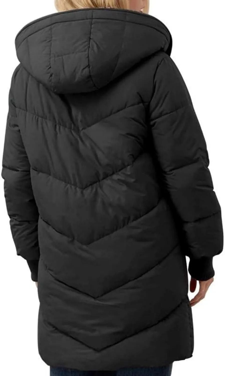Women's Fall Fashion Winter Trench Coats Zip Up Stand Collar Wool Lined Jacket Coat Loose Button Down Plaid Coats
