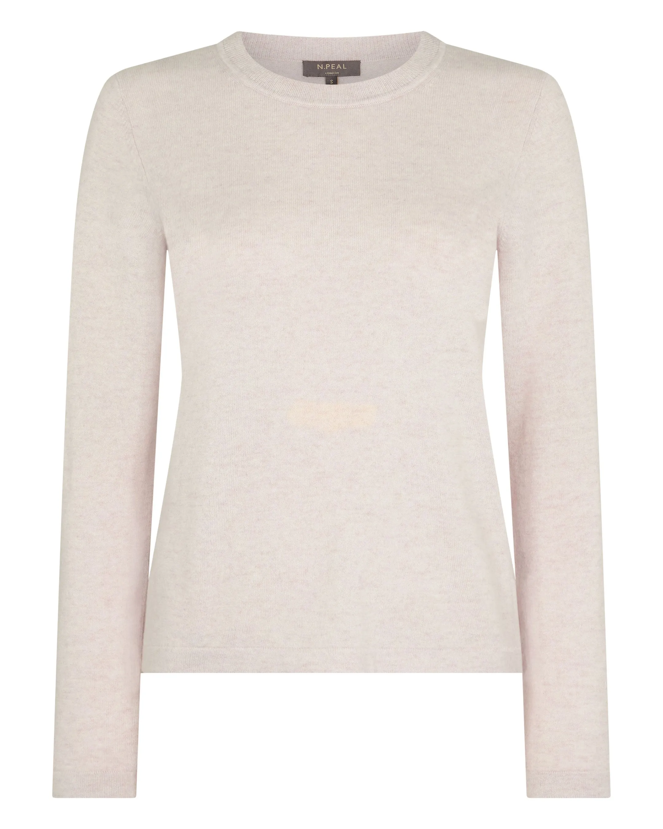 Women's Hallie Round Neck Cashmere Jumper Frost White
