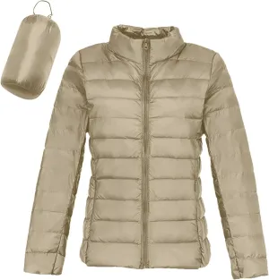 Womens Jackets Winter Down Jacket Women Slim Short Jacket Women's Cropped Quilted Jacket LightWeight Coat Outwear