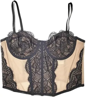 Women's Lace Camisole Top with Bottoming Top Waist Mesh Chest Wrap Thin Underwear for Women(D,40c)