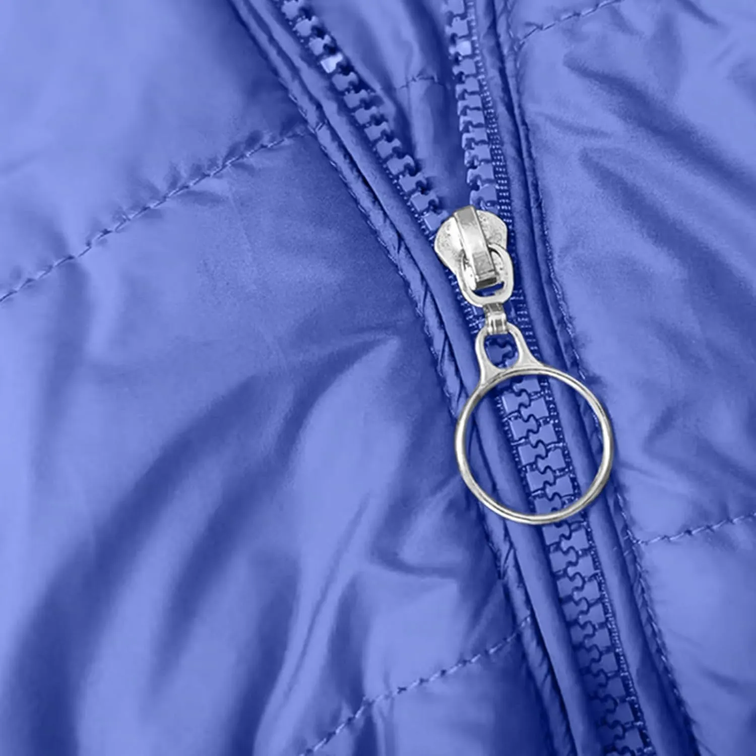 Women's Puffer Jacket Zip Up Coats with Pockets Winter Warm Hooded Outerwear Plain Long Down Jackets Comfy Parkas