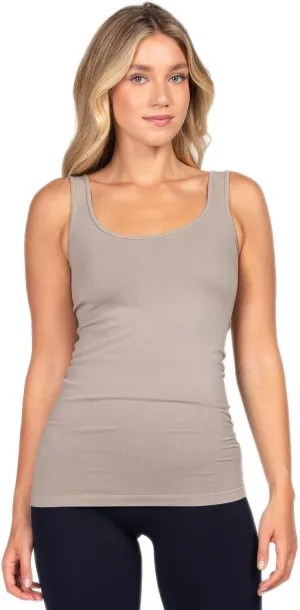 Women's Stretchy Seamless Tank Top. One Size