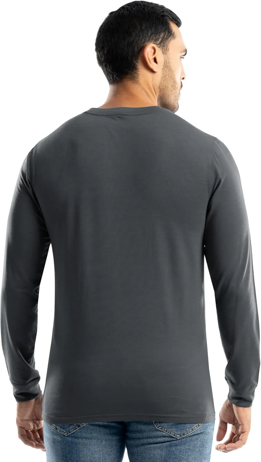 Wrangler Men's Long Sleeve Pocket T-Shirt with UPF