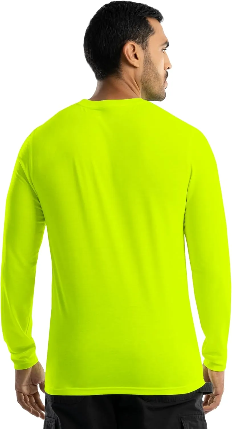 Wrangler Men's Long Sleeve Pocket T-Shirt with UPF