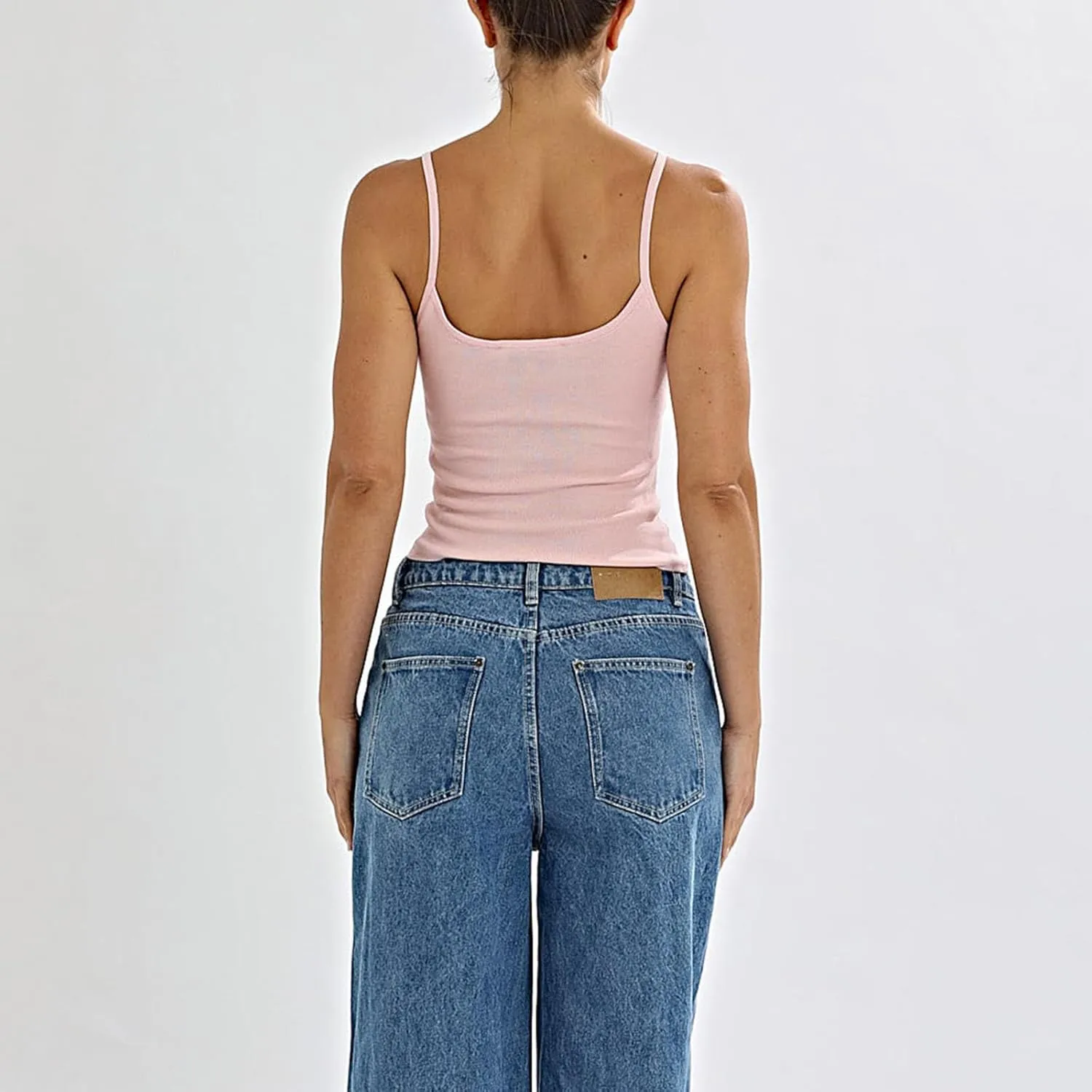 Y2k Floral Tank Top for Women Sleeveless Spaghetti Strap Slim Fit Camisole Cami Aesthetic Going Out Crop Top