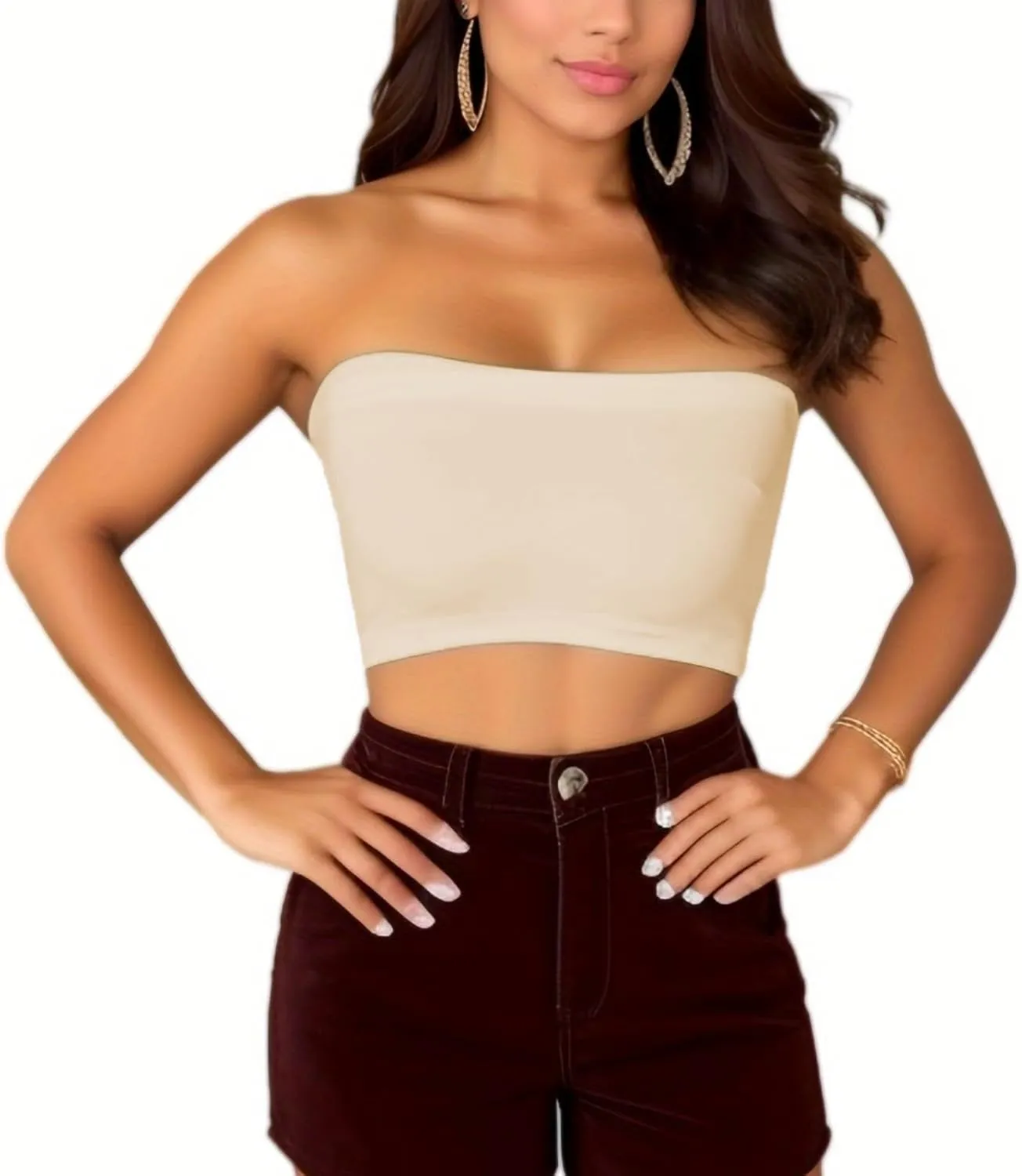 Y2K Graphic Print Strapless Tube Top Off Shoulder Backless Bandeau Tank Goth Harajuku Crop Corset Top Women Aesthetic Clothes