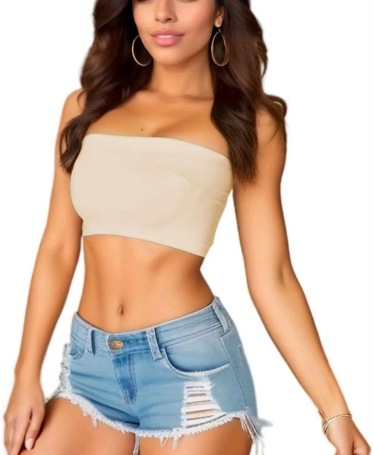 Y2K Graphic Print Strapless Tube Top Off Shoulder Backless Bandeau Tank Goth Harajuku Crop Corset Top Women Aesthetic Clothes