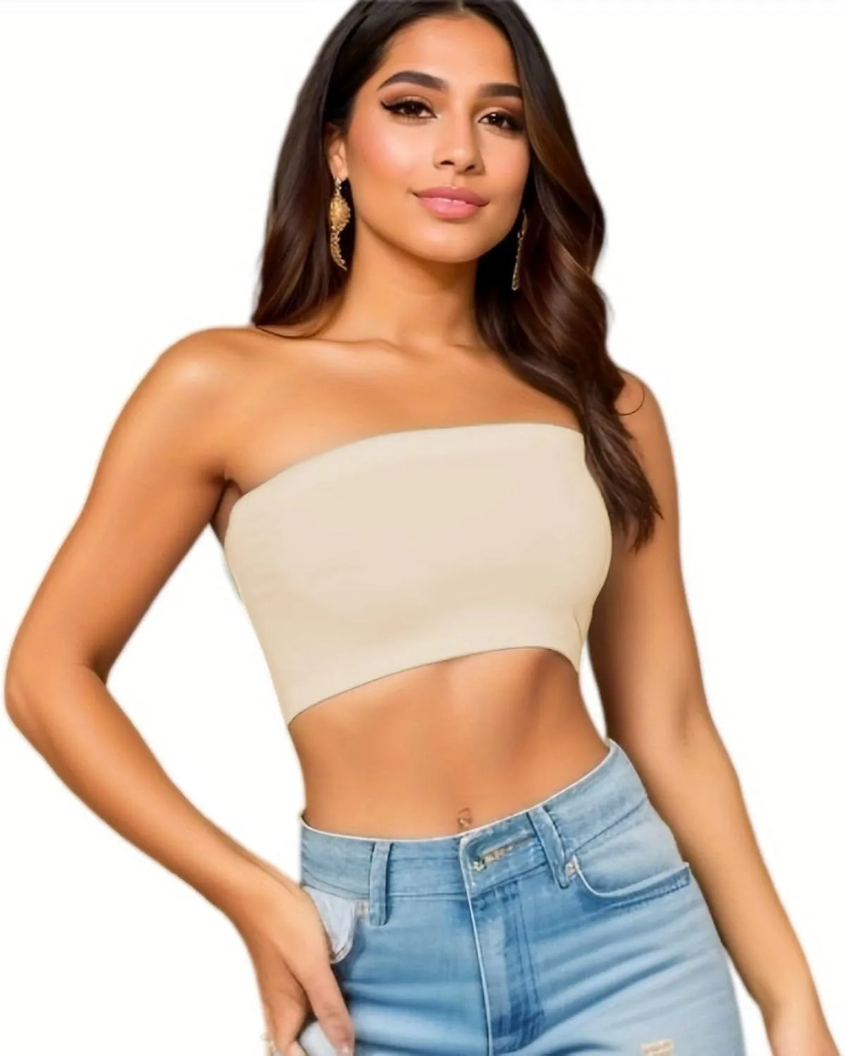 Y2K Graphic Print Strapless Tube Top Off Shoulder Backless Bandeau Tank Goth Harajuku Crop Corset Top Women Aesthetic Clothes