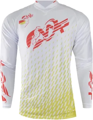 YIBIMOTTO Men's Cycling Jerseys Long Sleeve Shirt Quick Dry Sun Protection Lightweight T-Shirt Athletic Workout Tops
